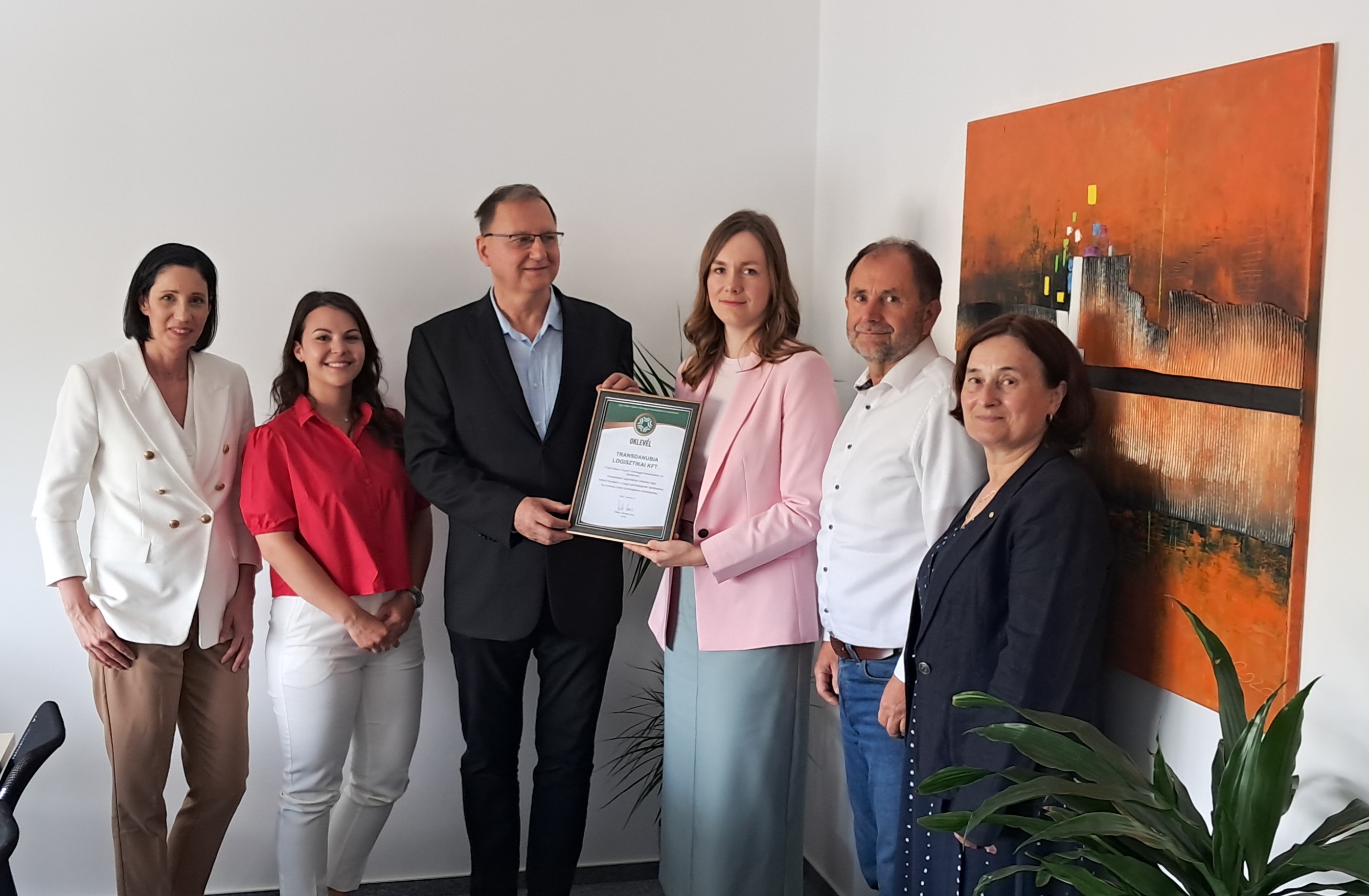 Új önkéntes tagunknál, a TRANSDANUBIA Kft.-nél jártunk