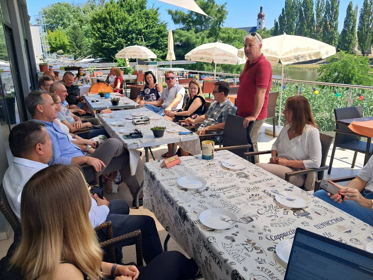 Rozsdaövezetek feltérképezése a Dunáról