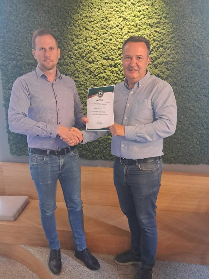 Új belépő tagját a MENTON Jobs Kft.-t köszöntötte a Kereskedelmi tagozat 