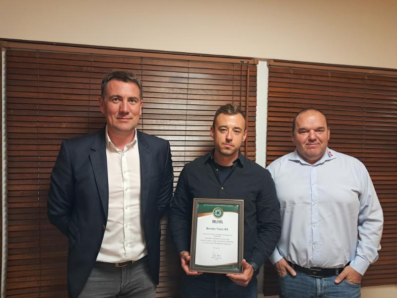 Új önkéntes tagvállalkozásunkat, a Bendes Trans Kft.-t köszöntöttük