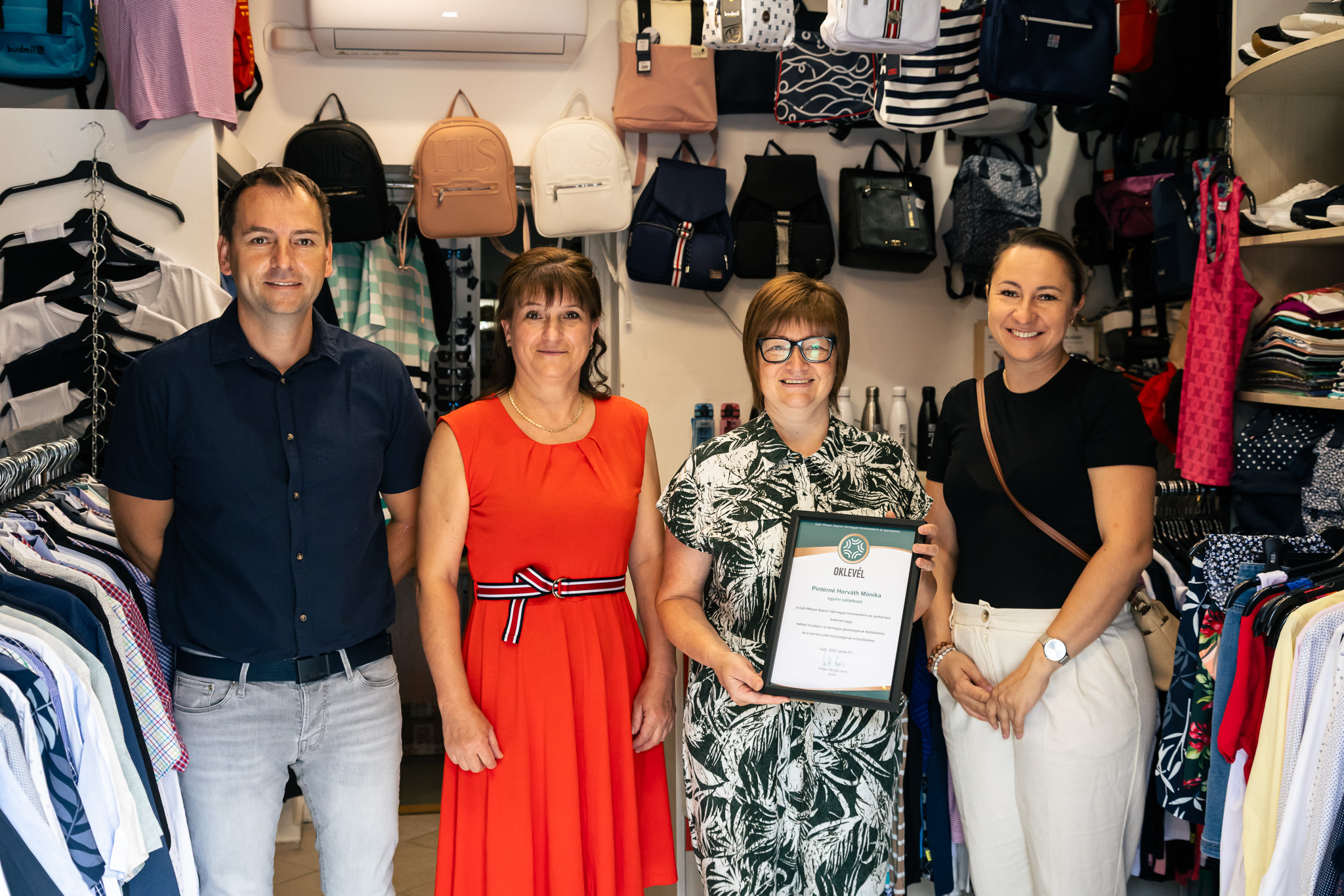 Üdvözöljük új önkéntes tagunkat, Pintérné Horváth Mónika egyéni vállalkozót