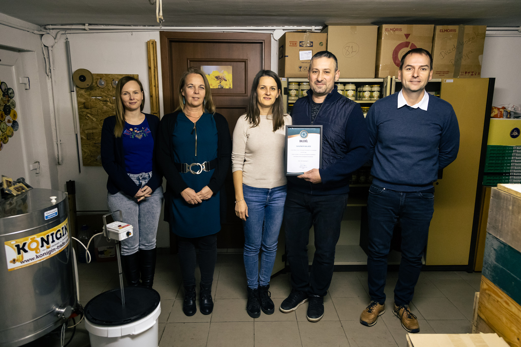 Új önkéntes tagunk a Gaszner Méhészet