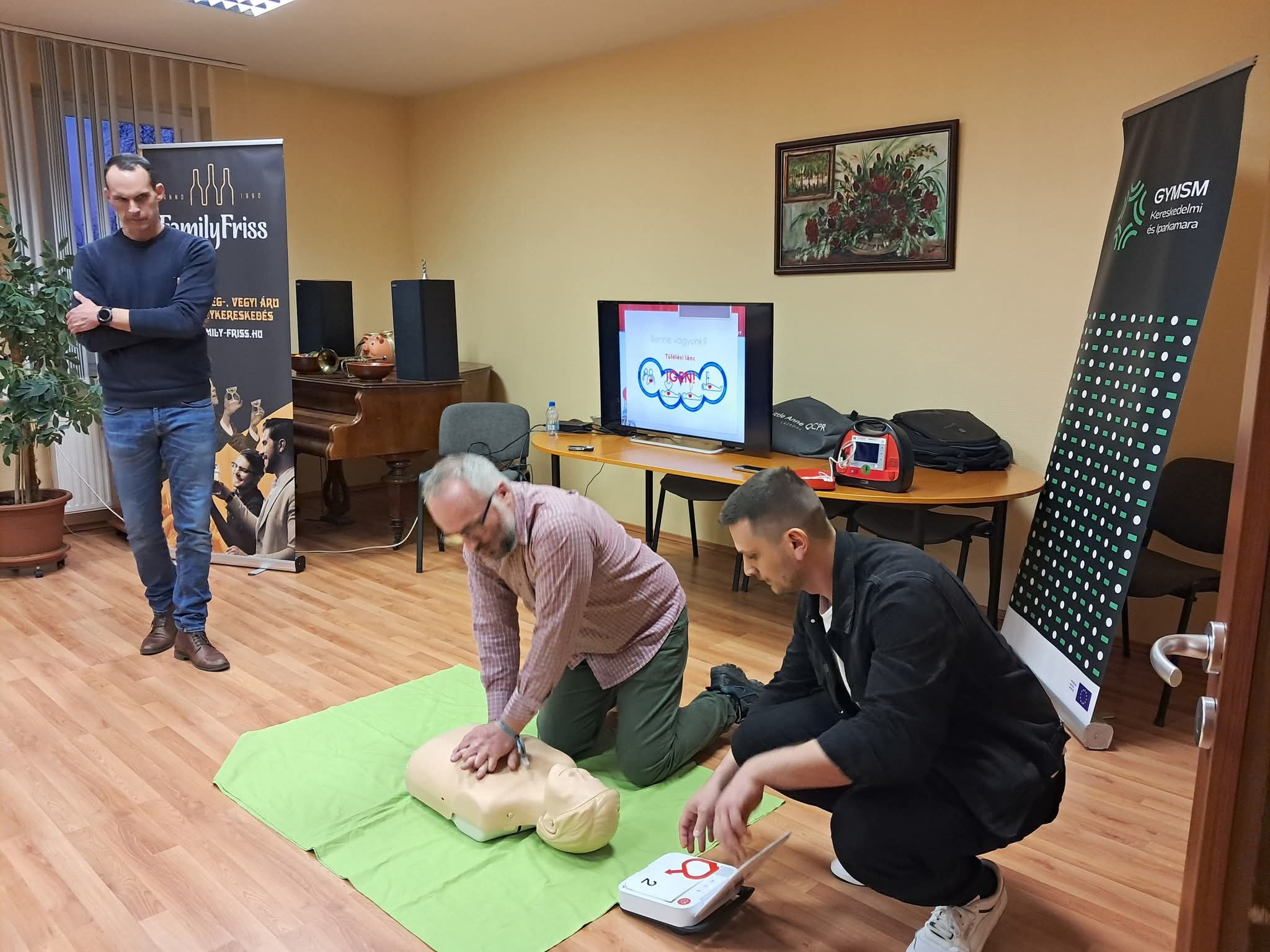 Kamaránk mosonmagyaróvári térsége elsősegélynyújtó oktatást szervezett