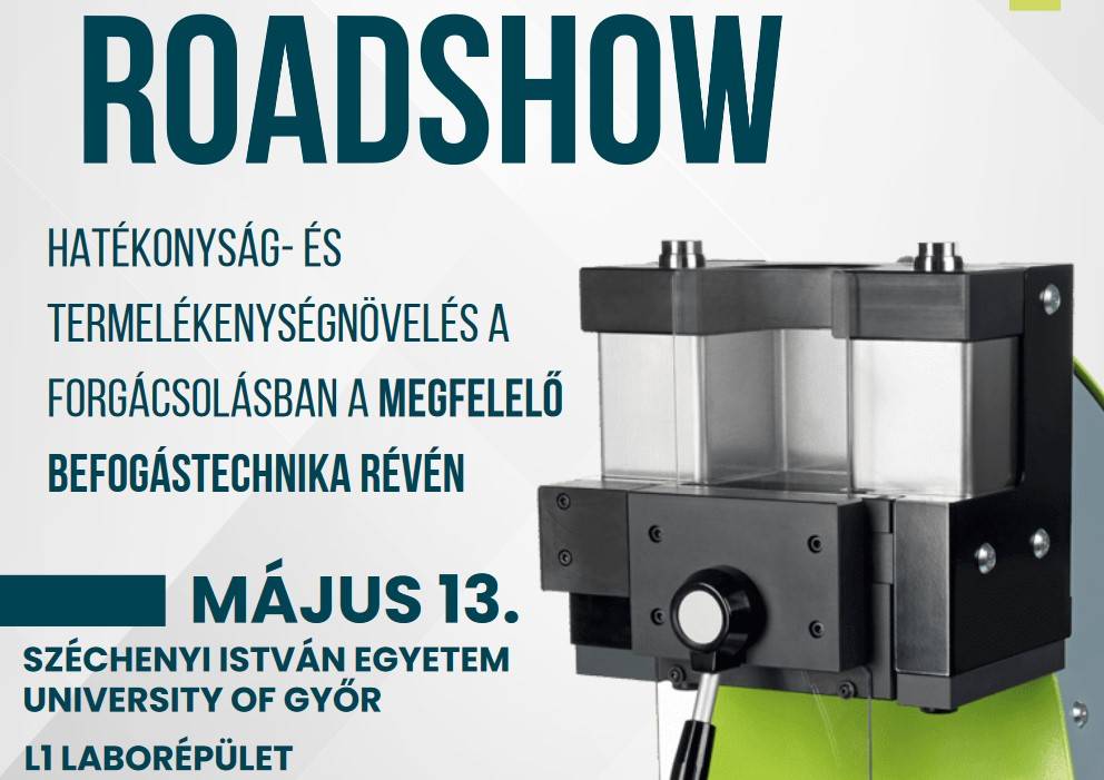 Road-Show a Széchenyi-egyetemen – Hatékonyság és termelékenységnövelés a forgácsolásban